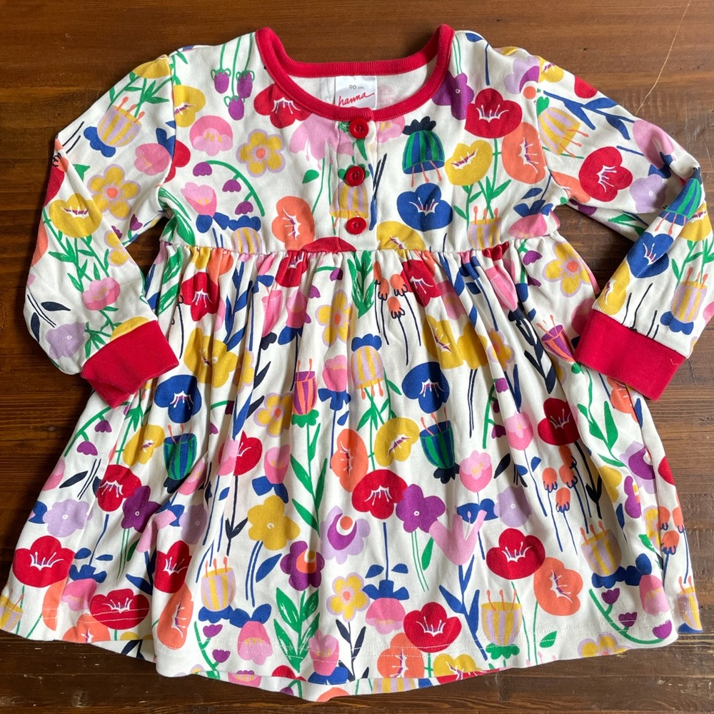 Hanna Andersson size 3 dress or long shirt 100% cotton